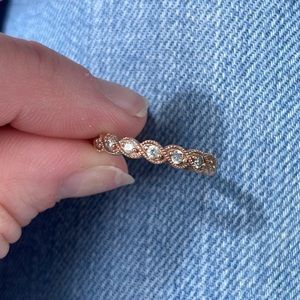 Rose Gold Anniversary Band size 7